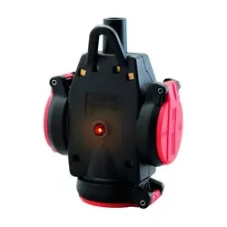 Hängekupplung Gummi IP54 gerade rot/schwarz Schraubklemmen
