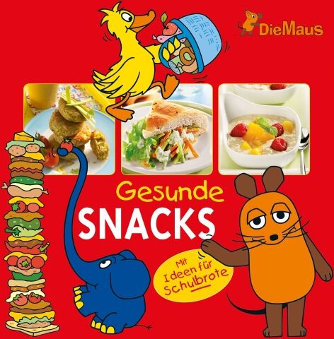 Die Maus - Gesunde Snacks: Mit Ideen für Schulbrote: Mit Ideen fÃ1/4r Schulbrote - Preis vom 09.10.2026 07:28:09 h