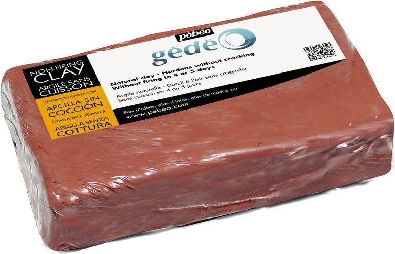 Pébéo Gedeo zelfhardende deco klei, 1,5 kg, rood