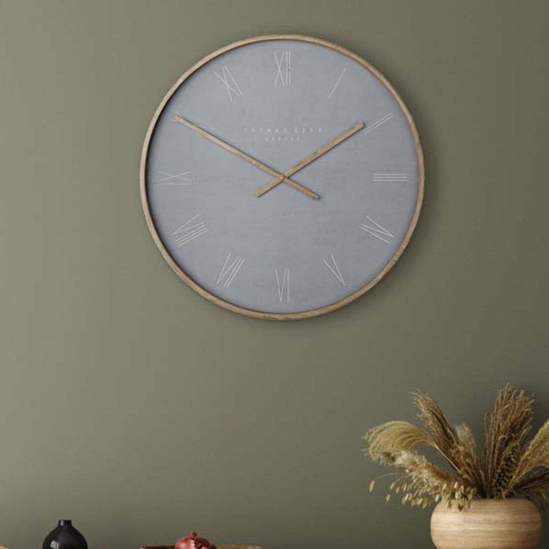 Thomas Kent Nordic Wall Clock Grey
