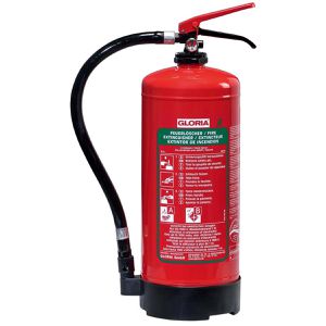 Gloria Feuerlöscher SD 9 F, 9 Liter, Schaumlöscher, 27A, 183B, Manometer, fluorfrei, frostsicher