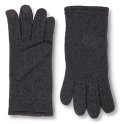 Tchibo - Strickfleece-Handschuhe - Unisex - Gr. 9,5 - anthrazit