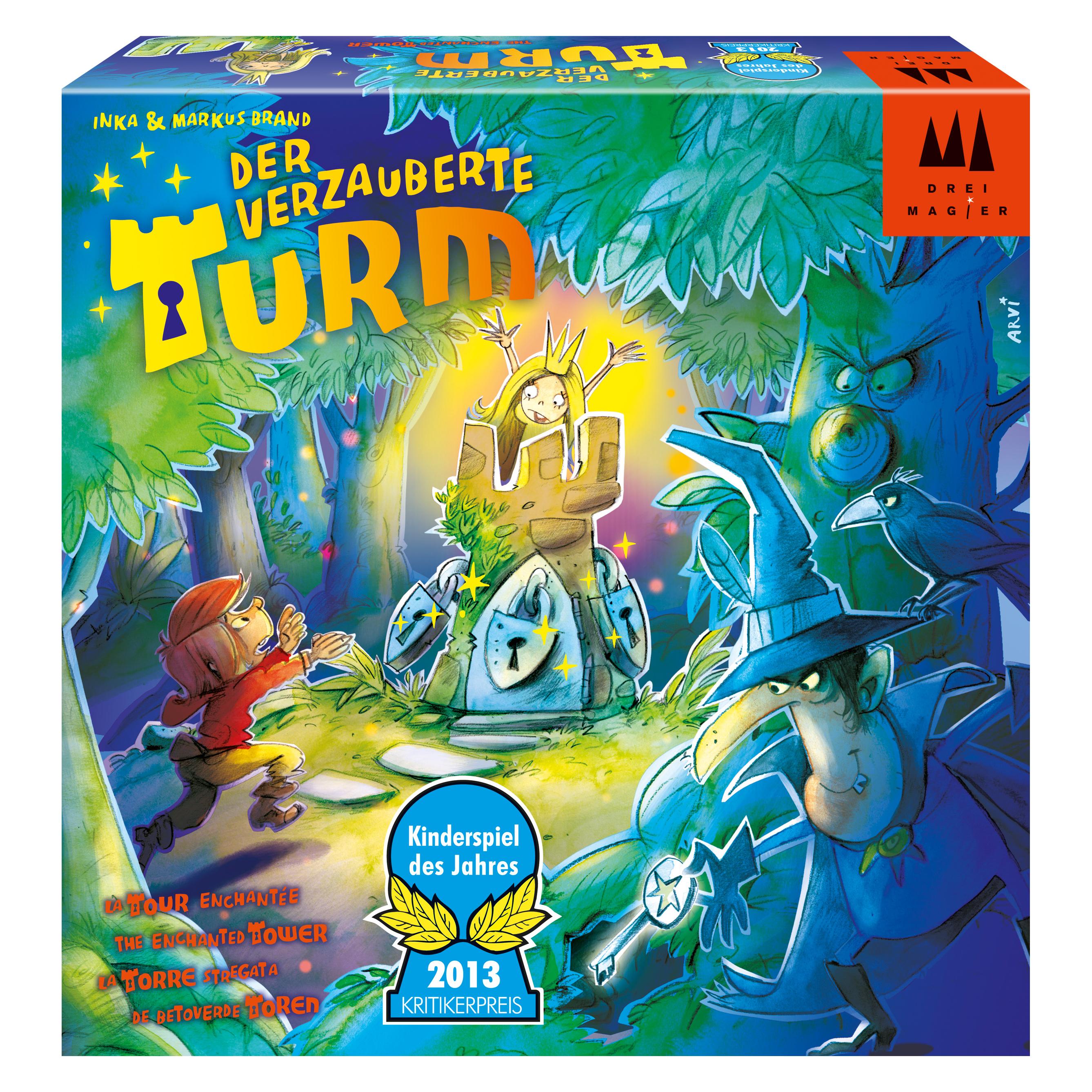 Schmidt Spiele Der verzauberte Turm (Deutsch, Französisch, Italienisch, 2 - 4 Spieler) (4040867)
