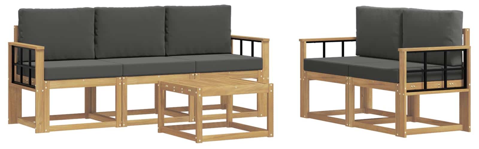 Outdoor-Sofagarnitur 6 pcs