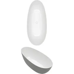 Villeroy & Boch Badewanne Antao 1700x750x500mm Freistehend Colour On Demand Stone White Q170TAO7F2BCVRW