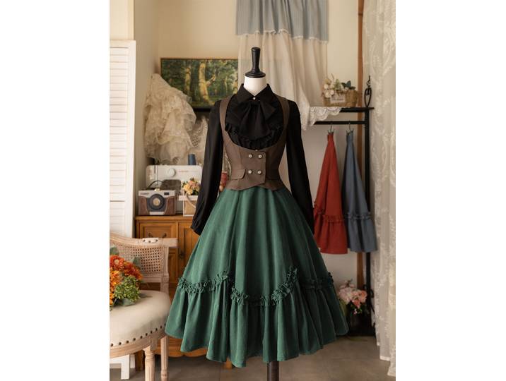 Glaçure de soutien de poitrine, garde-robe forêt glaçure élégante, automne et hiver, ~ 4.0