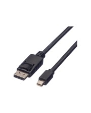 ROTRONIC-SECOMP Roline DisplayPort-Kabel DisplayPort M bis Mini M 3 m Schwarz (11.04.5636)