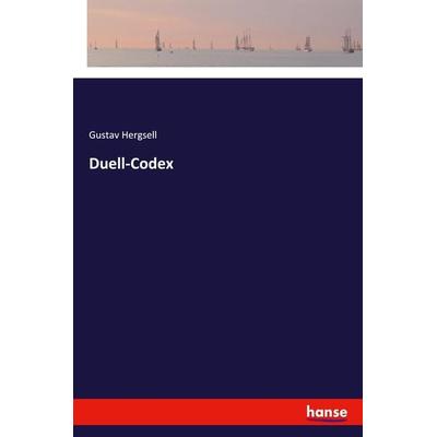Duell-Codex, Taschenbuch von Gustav Hergsell, Hansebooks, 978-3-337-35889-1
