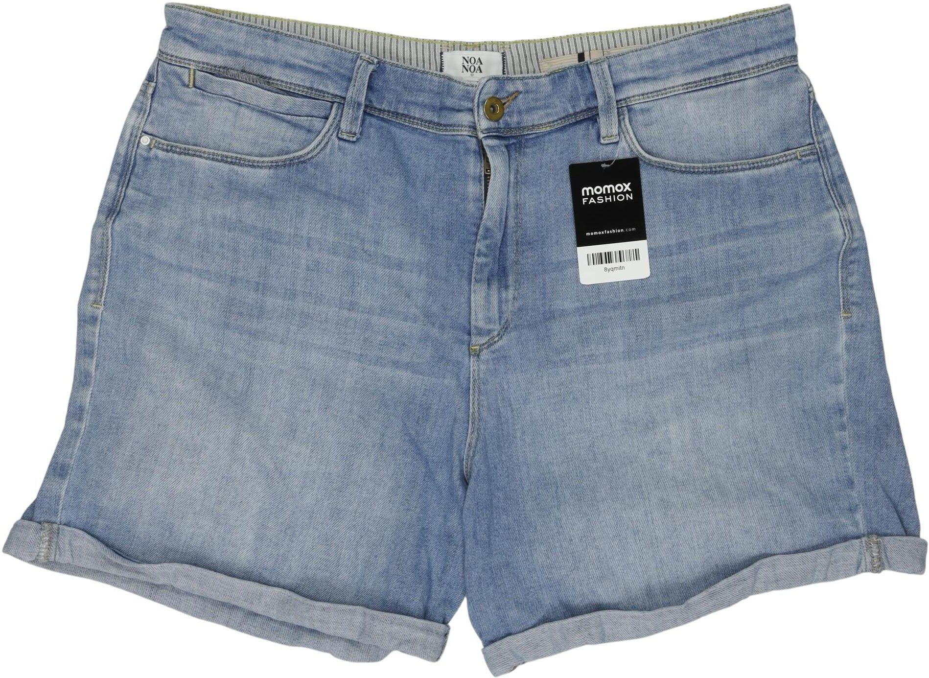 Noa Noa Damen Shorts, Hellblau, Gr. W31, Elasthan / Baumwolle - Second Hand