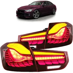 Voll LED Rückleuchten passend für BMW 3er F30 F35 F80 2011 - 2019 Rot in OLED Technik