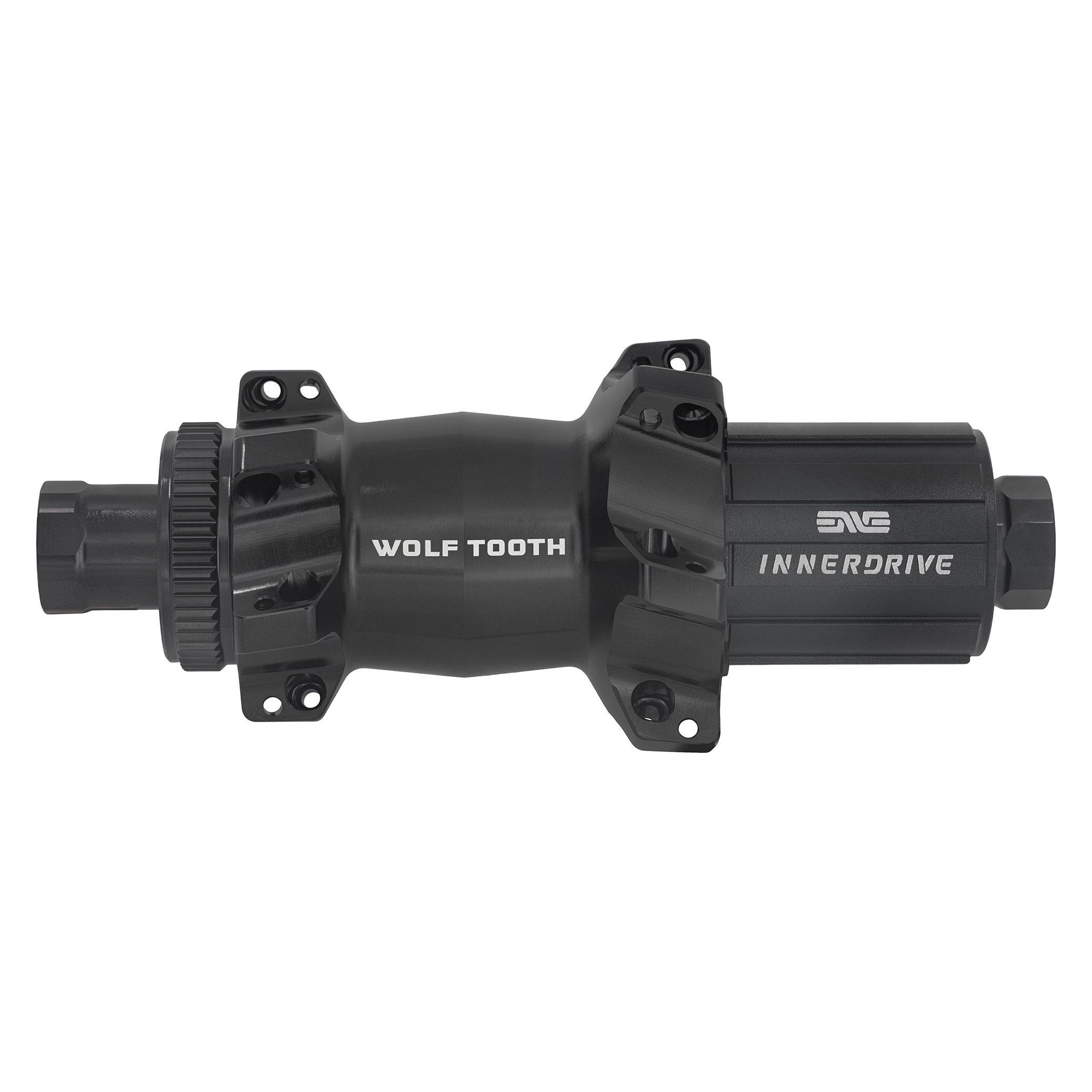 Wolf Tooth Road Disc Centerlock Nabe HR, 40 Z., Straight-Pull, 142x12mm, 24 L., Shimano HG, black (Scheibenbremse Center Lock) (77316119)