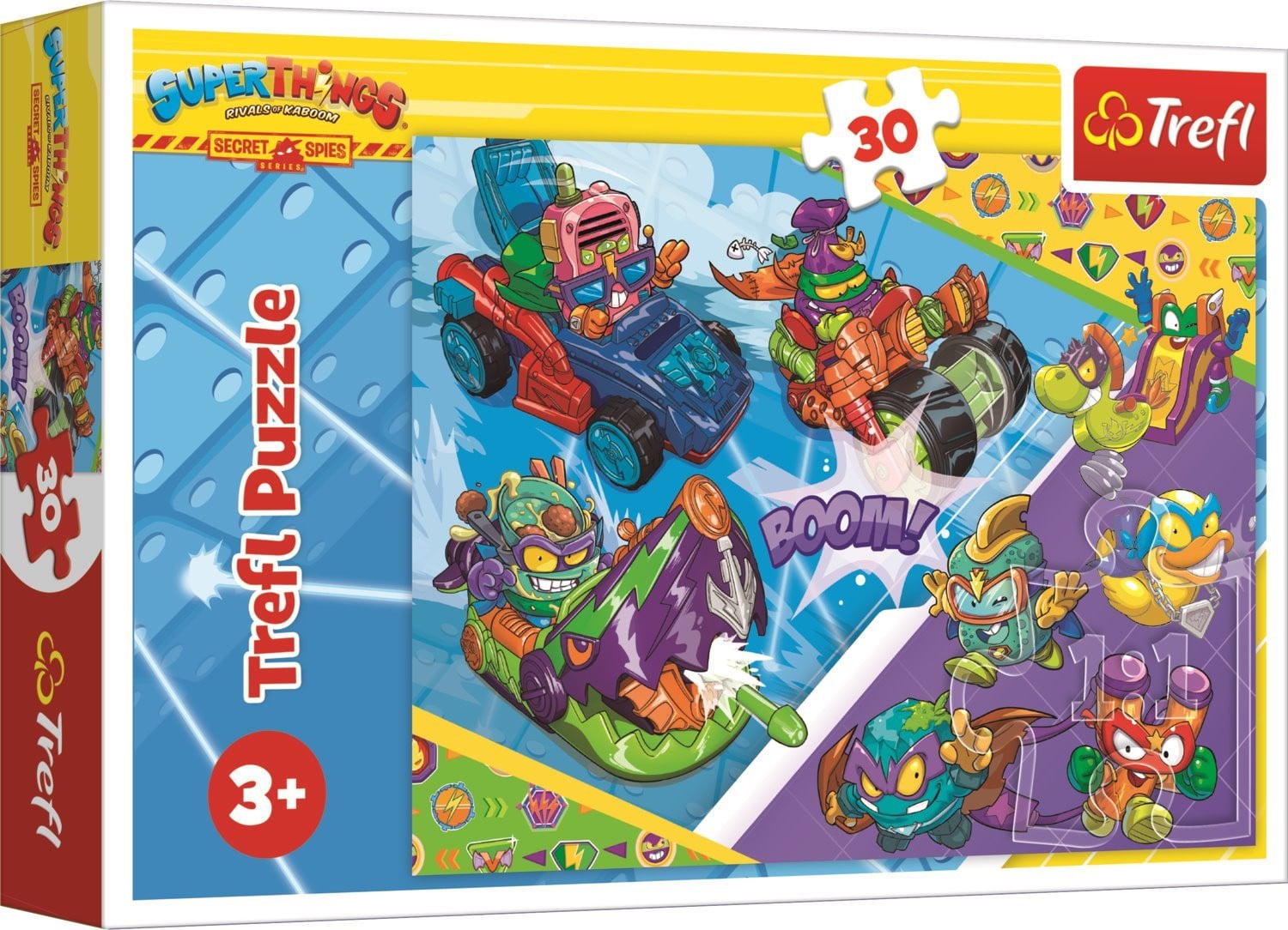 TREFL Puzzel Super Things De Super-Spionnen, 30 stukjes