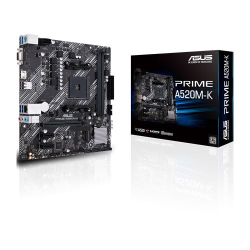 Asus Prime A520M-K AMD A520 So.AM4 DDR4 mATX Retail