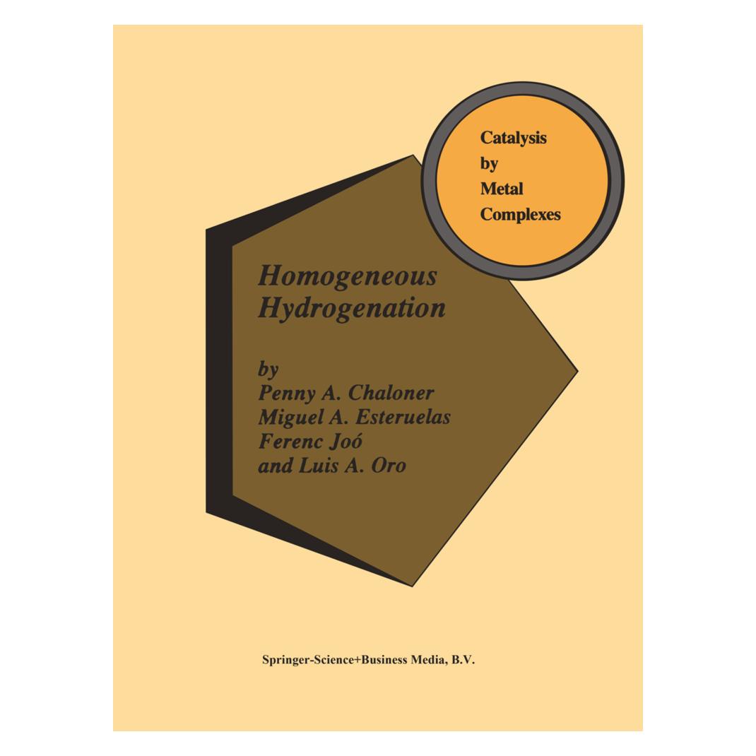 Springer Homogeneous Hydrogenation (Softcover) (55378882)