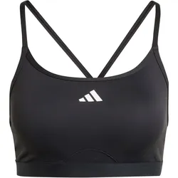 adidas Aeroreact 3-Streifen Sport-BH Damen 095A - black XS
