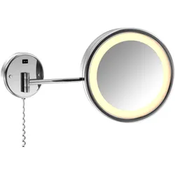 Steinberg Serie 650 Kosmetikspiegel, mit LED-Beleuchtung, 2-armig, 3-fach Vergrößerung, 6509020