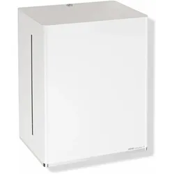 HEWI SENSORIC Elektronischer Papierrollenspender Serie 805, Edelstahl, weiß beschichtet