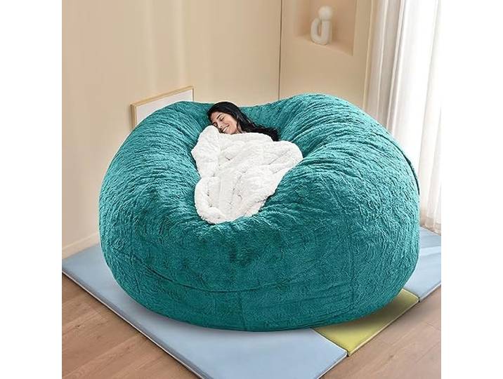 DDS22E Sitzsack ohne Füllung Vielseitiger und bequemer Sitzsack, perfekt for jeden Wohnraum.(#8,7FT (180*90CM))