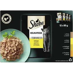 Sheba MP Delikatesse Geflügel Variation 4x1.02 kg