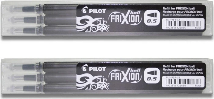 PILOT FRIXION Tintenrollerminen schwarz 0,3 mm 3 St.