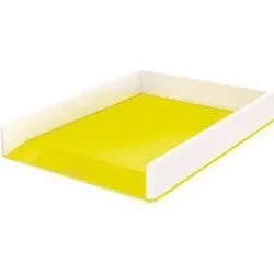 Leitz Briefkorb WOW 53611016 DIN A4 PS weiß/gelb
