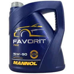 Mannol 7510 Favorit 15W-50 Motoröl 4 l