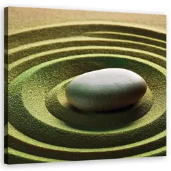 WANDBILD zen spa stein