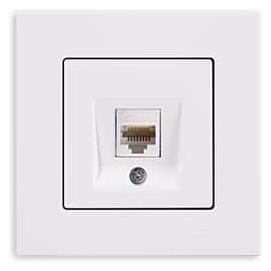 Gunsan Eqona Datenbuchse RJ45 CAT6 Internet Netzwerk Weiss (31793670)