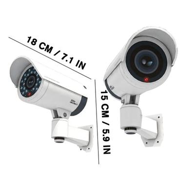 Dummy Security Camera With LED Flash Realistic CCTV Surveillance Dummy Security Camera With LED Flash Realistic CCTV Surveillance