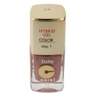 Delia Cosmetics Cosmetics Coral Hybrid Gel Nail Polish No. 34 Flesh Pearl 11ml (11 ml) (42602074)