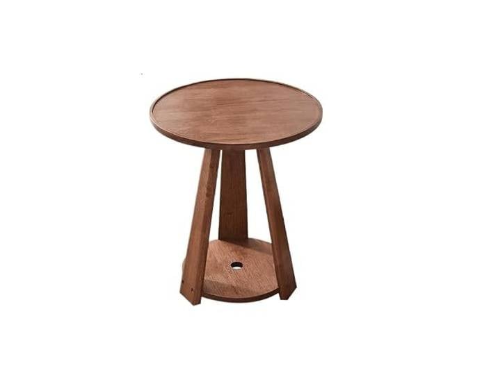 YCCHAH Sofatisch Sofa-Beistelltisch im nordischen Stil, minimalistischer moderner Ecktisch, Wohnzimmer, doppelstöckiger Couchtisch, Kleiner, runder Balkontisch Wohnzimmer-Beistelltisch