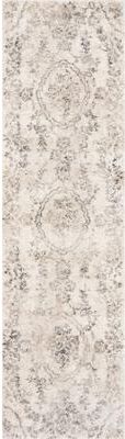 Domani Portland Classic Grey Flora Shag Area Rug