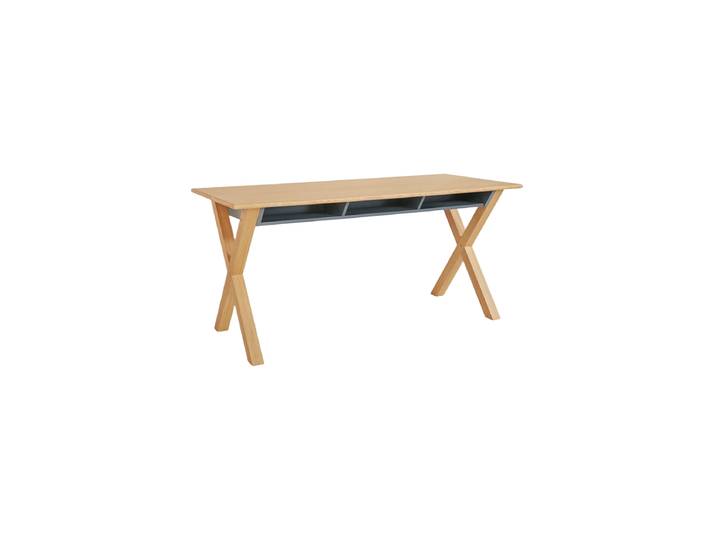 Hochwertiger, flexibler Schreibtisch „Luca“ Eiche Natural, Grau MR.WOOD