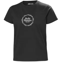 Helly Hansen, Damen, Sportshirt, W Core Graphic T-Shirt (M), Schwarz