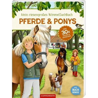 Mein riesengroßes WimmelSuchBuch: Pferde & Ponys, Gebundene Ausgabe von Antje Flad, Coppenrath, 978-3-649-65111-6