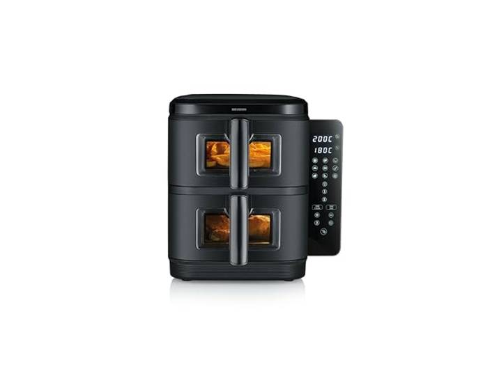 SEVERIN Severin S-Fry Duo Stack Heißluftfritteuse FR 2468