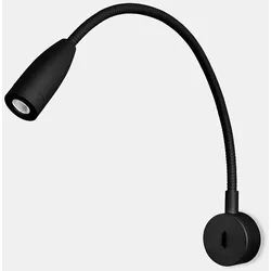 LEDS C4 Wandleuchte BED ROUND LED 2,2W 3000K schwarz 127lm LEDS-05-2830-05-05