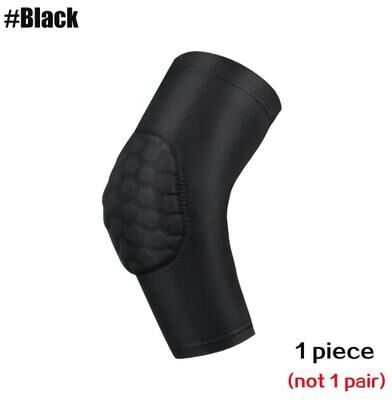 Uplifted Finds Sports Honeycomb Padded Compression Elbow Sleeve black 1 Pc m