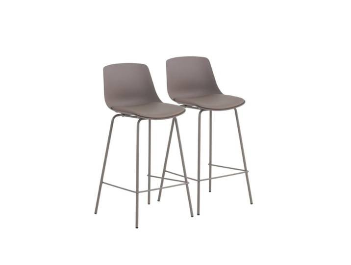 Lot de 2 tabourets en polypropylène