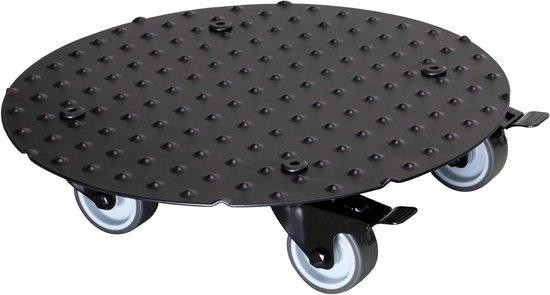 WAGNER Alaska Plantentrolley van aluminium voor binnen en buiten, Diameter: 30 cm, Hoogte: 75 cm
