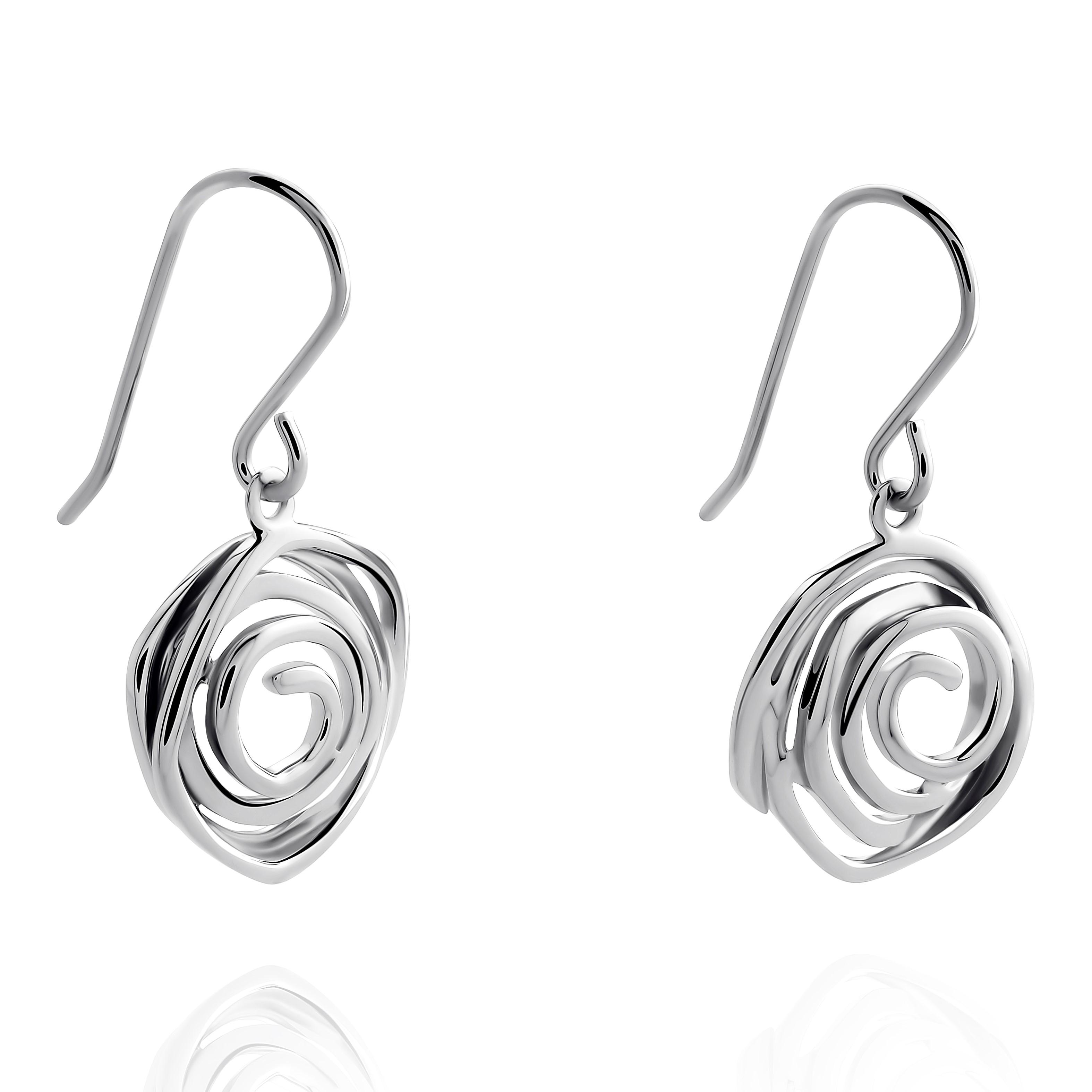 Orphelia 'Apolline' Dames 925 Sterling Zilveren Oorbellen - Zilver ZO-7500