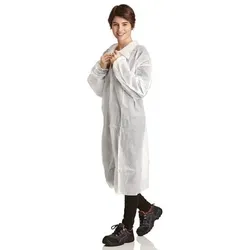 Einwegkittel Gr.L weiß DS SafetyWear