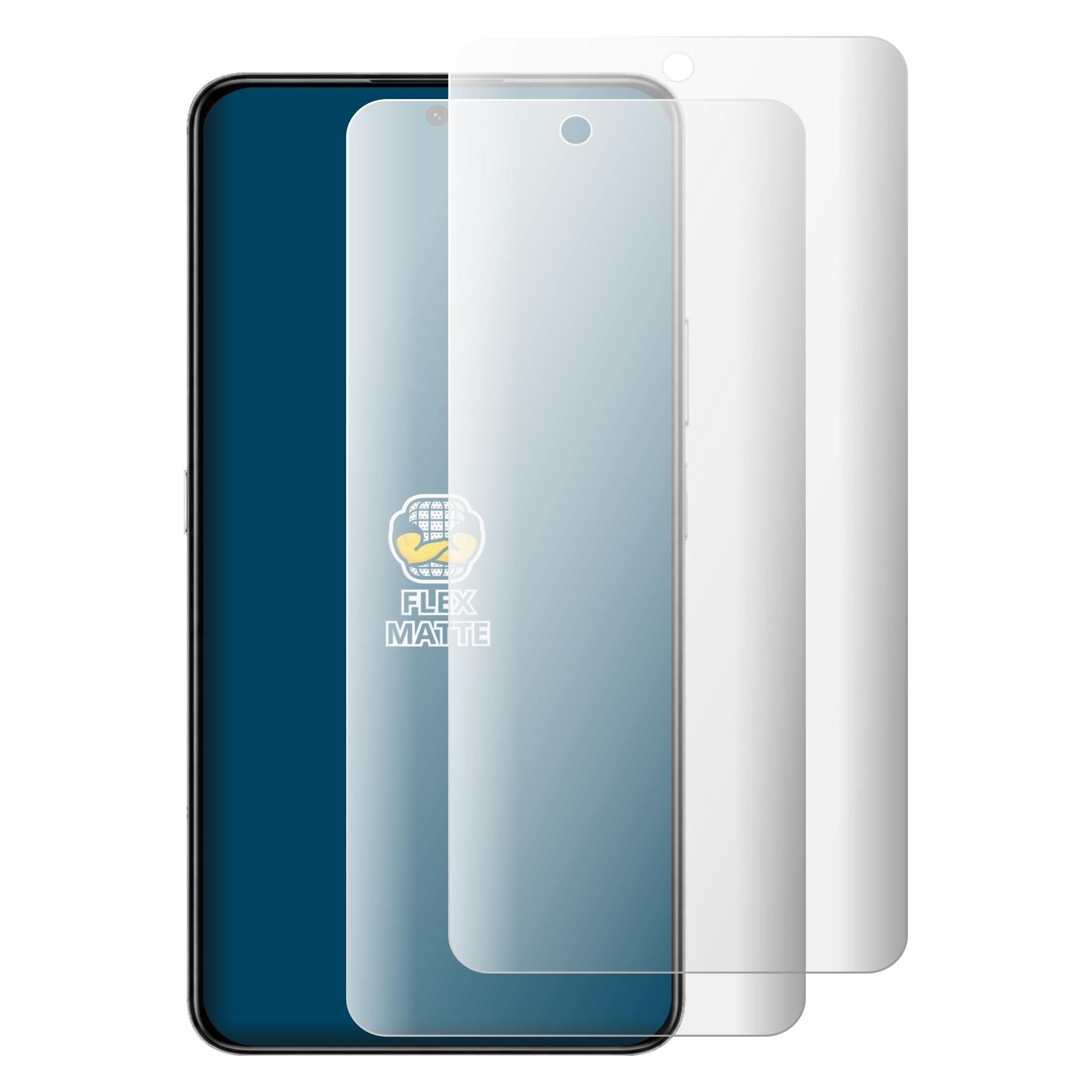 Brotect Fullscreen für Honor X8d Schutzfolie Displayschutz Folie Matt Entspiegelungsfolie (2 Stk., Honor X8) (5663659)