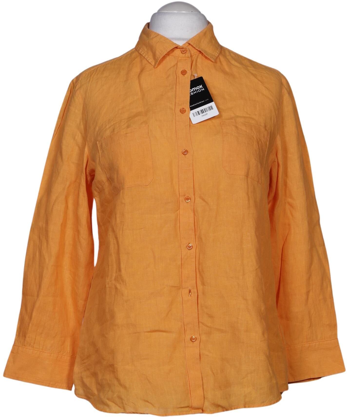 Weekend Max Mara Damen Bluse, Orange, Gr. XL, Leinen - Second Hand