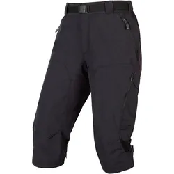 Endura, Damen, Velohosen, Damen Hummvee 3/4 Short mit Innenhose (S), Schwarz