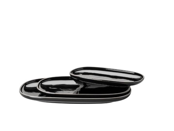 Servierplatte MÄSER Isora , schwarz, Servierplatten, Servierplatte