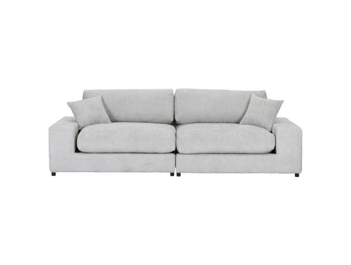 Landscape Megasofa, Greige, Kunststoff, Füllung: Schaumstoffflocken,Schaumstoffflocken,Schaumstoffflocken, 270x76x125 cm, Stoffauswahl, Rücken echt, Wohnzimmer, Sofas & Couches, Sofas, Bigsofas