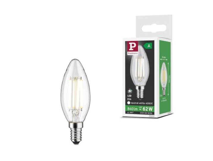 Paulmann LED Efficient-Line Kerze E14 840lm 4W 4000K klar