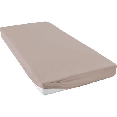 Spannbettlaken PRIMERA "Max - Der Teamplayer", grau (kiesel), B:140cm L:200cm, Jersey, Obermaterial: 100% Baumwolle, Bettlaken, Spannbettlaken, FAMILIENHELD mit einem sicheren und komfortablen Schutz