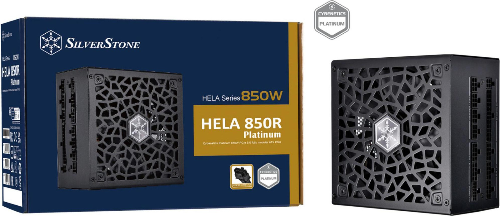 Silverstone SST-HA850R-PM 850W voeding, zwart, 4x PCIe, met kabelmanagement